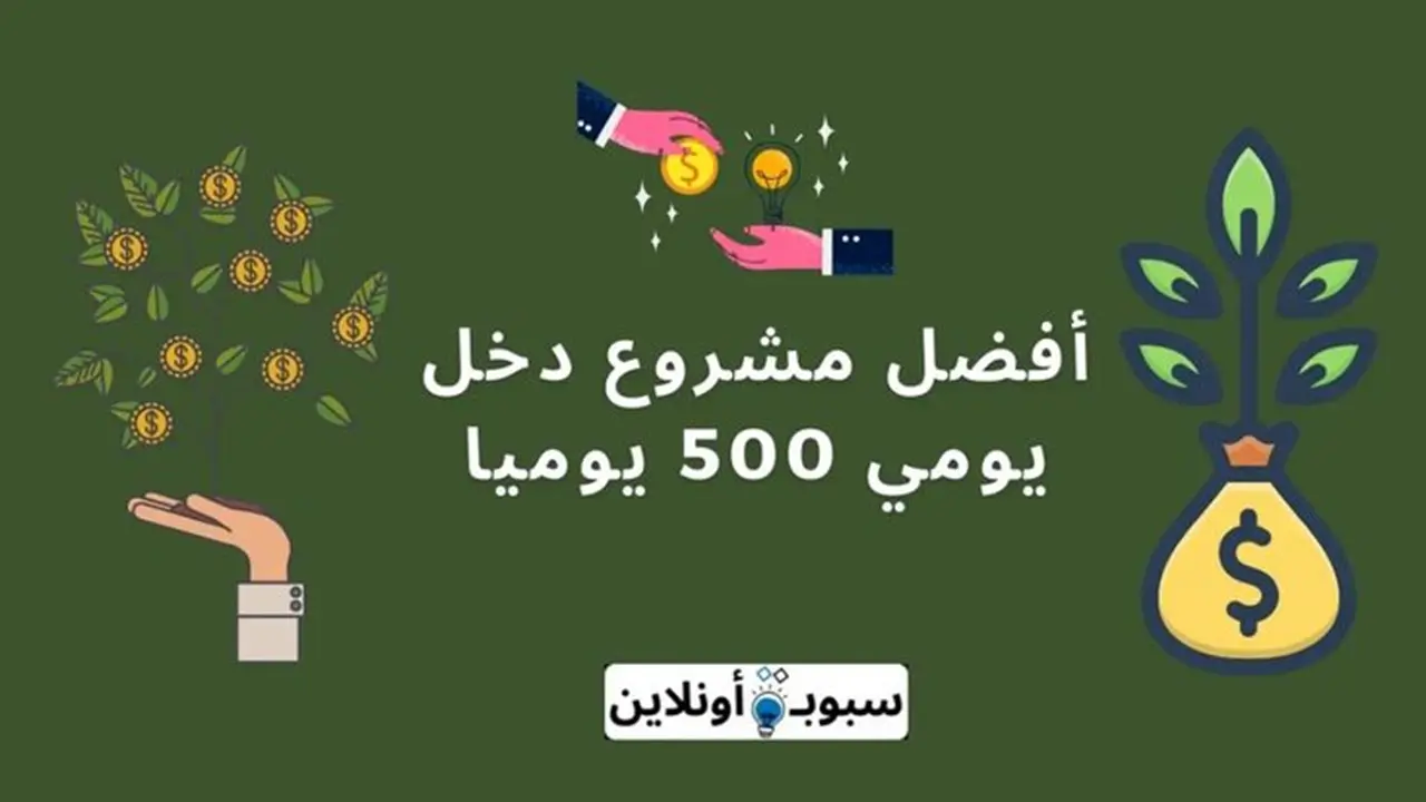 أفضل فكرة مشروع دخل يومي 500 يوميا 10 أفكار مربحة جدا 2024