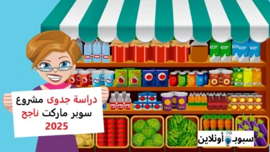 دراسة جدوى مشروع سوبر ماركت ناجح 2025