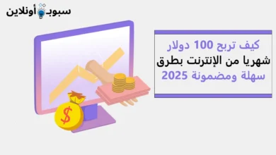 كيف تربح 100 دولار شهريا من الإنترنت بطرق سهلة ومضمونة