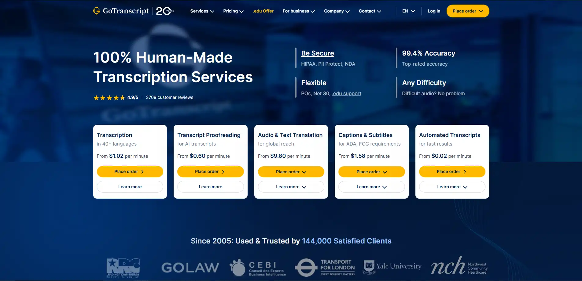 go transcript