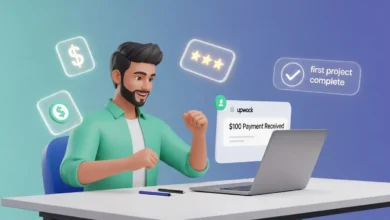 كيف تربح أول 100$ من Upwork؟ شرح مفصل للمبتدئين بالخطوات